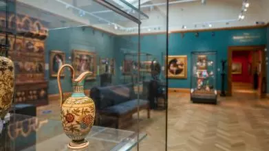 A gallery at the Ashmolean Museum