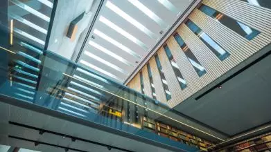 inside the Weston Library 