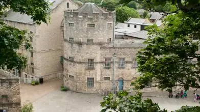 The Tower of Oxford Castle from the castle mound