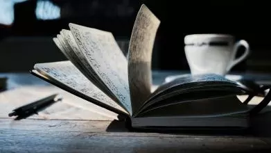 Image of an open book