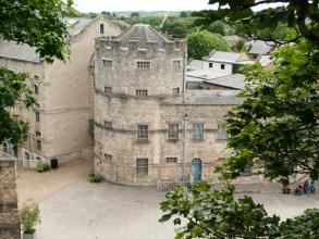 The Tower of Oxford Castle from the castle mound