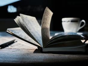 Image of an open book