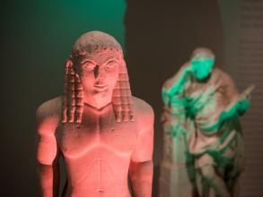 Statue at the Ashmolean Museum